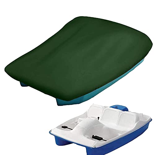 RIYIFER Cubierta del Barco del Pedal, 420d Marine Grade Tela Oxford Cubierta Barco Anti-UV Impermeable Pedal Boat Cover All Tiempo Cubierta De Almacenamiento,Verde,286 * 122cm Cover