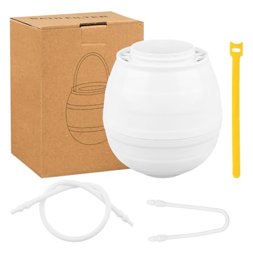 Bath Filter for Tub, 10-Stage Bathtub Faucet Water Filter with 5000 Gallons Capacity, Removes 99% Chlorine, Fluoride, Rust & Contaminants for Healthier Skin & Hair