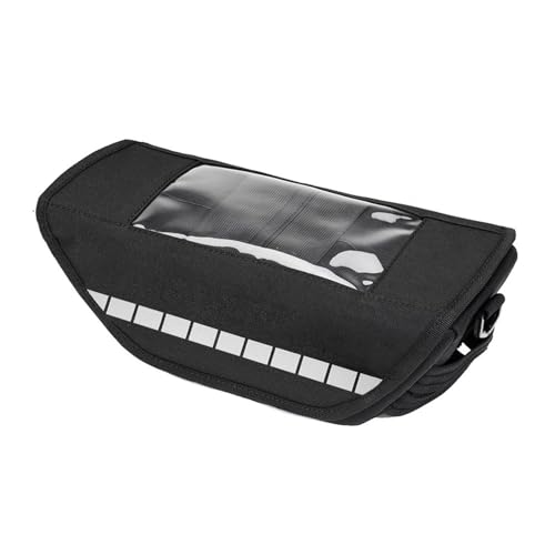 Sac de guidon moto noir pour Ducati Multistrada et Hypermotard 950 avec rangement navigation