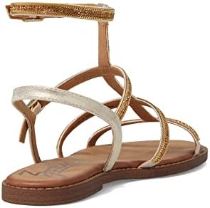 Zodiac Women's Cintia Strappy Sandals Flat, Gold, 8 | Image 4