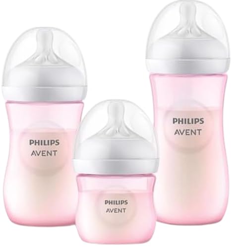 Kit Triplo Mamadeiras Pétala 3.0 Rosa (SCD838/28)