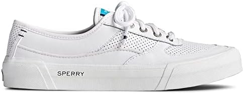 Sperry womens Soletide U-throat Sneaker, White, 8.5 US | Image 1