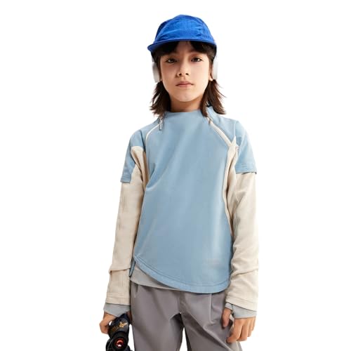 Tenna Teki Breathable Boys & Girls Sweatshirt - Long Sleeve, Round Neck Outdoor Sportswear for Spring