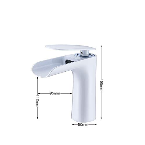 Mitigeur robinets cascade de type ouvert pour une salle de bain moderne