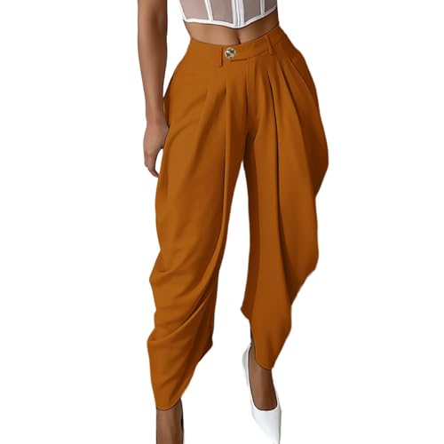 Pantalon de plage femme léger à jambes larges pour un été décontracté