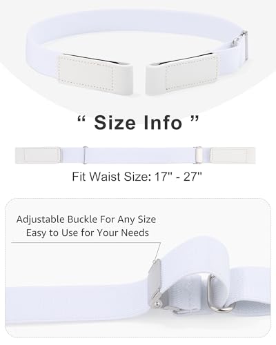 image for AWAYTR Kids Elastic No Buckle Belt for Girls Toddler for Causal Pants 