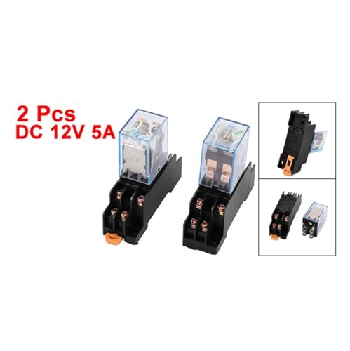 Relé de potencia 12V 5A DPDT para solucionar fallos de conexión e interferencias eléctricas 2