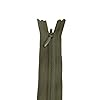 Seeking ROAM Invisible Zippers, Nylon Coil, 3, 2 Pieces (Olive Military Green, 16" inch) #1