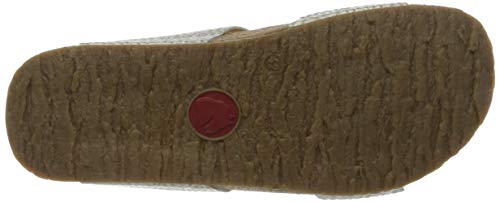 Image of HAFLINGER Andrea Elegant Leather Sandals with Rubber Sole and Cork Latex Footbed Unisex