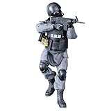 Scakbyer Juego de figuras de acción militares de 12 pulgadas, juego de figuras de acción a escala 1/6 con armas y accesorios, soldado SDU, NB05