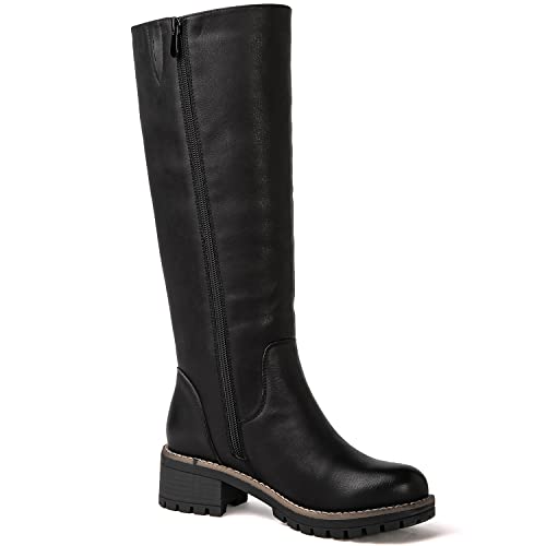 GLOBALWIN Women's Black Boots Fall Winter Fashion Boots Knee High Boots For Women 7M - image 4