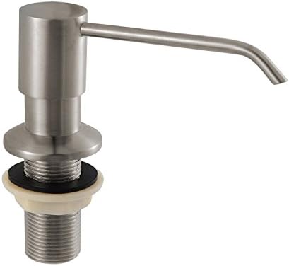 Woooow x199 Stainless Steel Kitchen Sink Soap Dispenser, Brushed Nickel