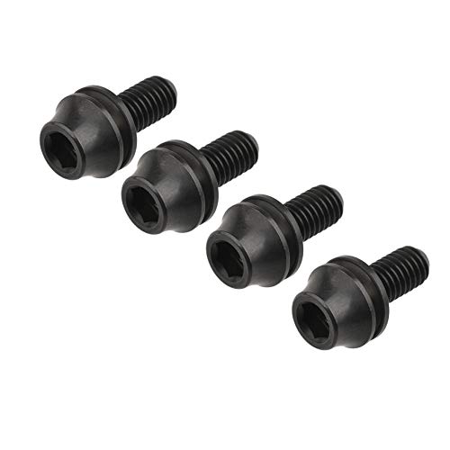 Image of Titanium M5x12mm with Washer Bicycle Water Bottle Cage Bolt 4 Pack
