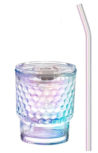 See full amazon price history chart for ASHASHA Glass Tumblers with Straws and Lids, Aesthetic Coffee Sipper Mug with Wide Mouth,Rainbow Glass for Iced Tea, Juice, Cocktail, Cold Beverages Cups Pack of 1 (Rainbow Bubble) ASHASHA Glass Tumblers with Straws and Lids, Aesthetic Coffee Sipper Mug with Wide Mouth,Rainbow Glass for Iced Tea, Juice, Cocktail, Cold Beverages Cups Pack of 1 (Rainbow Bubble) (B0CRL5HBR9) Amazon Price History, Amazon Price Tracker