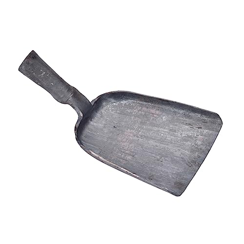 BESTonZON Pala Para Cenizas De Acero Resistente Con Diseño Para Mango Ligera y Práctica Para Estufas y Chimeneas Domésticas