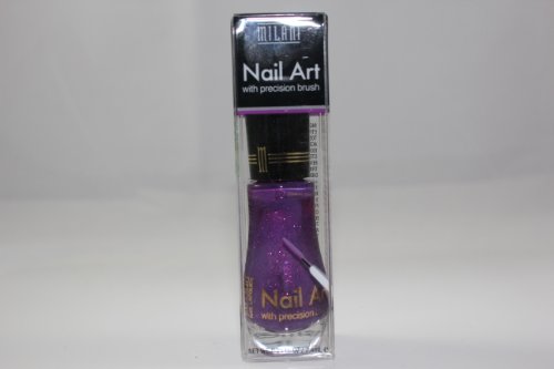 Milani Nail Art Nail Lacquer, Purple Outline 710, .25 fl oz