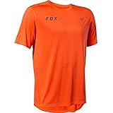 Fox Racing Herren Standard Ranger Kurzarm Mountainbike Trikot, fluoreszierendes Orange, Größe S