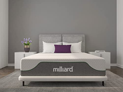 Milliard Memory Foam Mattress 10 Inch Firm, Bed-In-A-Box | Pressure Relieving, Classic (King) #TOP7