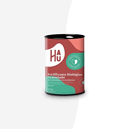 Biofertilizante Granulado de Absorción Lenta - 100% Biológico y Ecológico - Fomenta el Crecimiento de la Planta - Nutre la Planta y el Suelo - Apto para Agricultura Ecológica - 500gr - Hau Cover