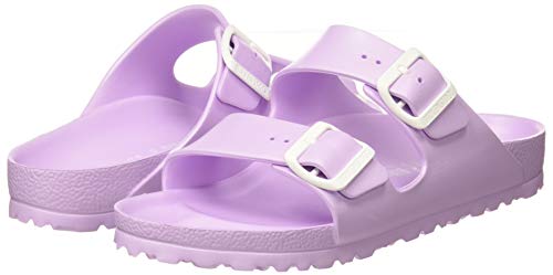 Image of Birkenstock Arizona, Women's Heels Sandals Open Toe Sandals, Purple (Soft Lilac Soft Lilac), 7 UK (40 EU)