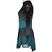 JRUIA Girls' Ice Skating Dress Outfits Gradient Women's Competition Gymnastics Uniform Handmade Figure Skating Dress,Green,M