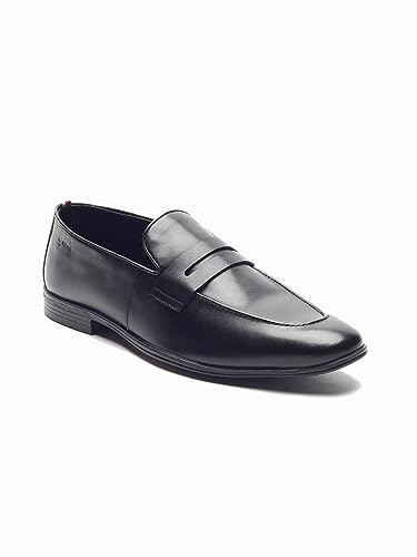 Image of Gabicci Leather Formal Shoes for Men's Office Wear Leather Slip On Shoes