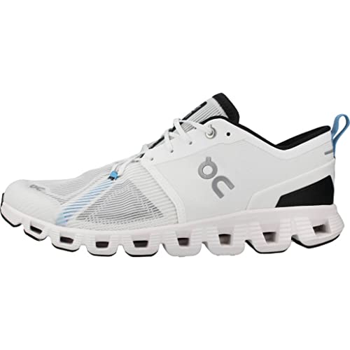 Image of On Men's Cloud X 3 Shift Sneakers, Undyed White /Black, 7 Medium US