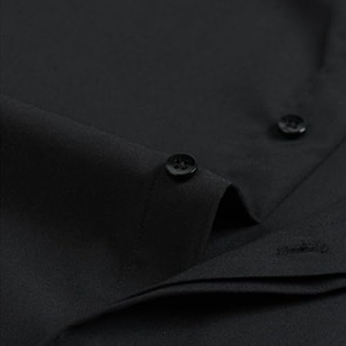 Chemise à manches courtes pour hommes en coton blanc - 4