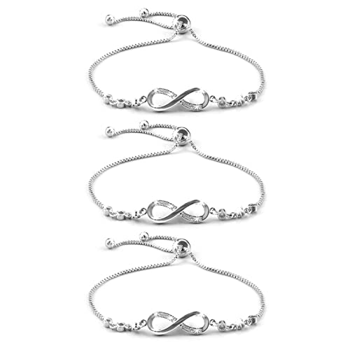 Ewepdwo Bracelet Infinity Bracelet Amitié Ajustable Cover