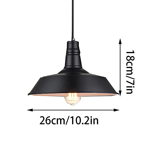 Lámpara colgante retro de granja industrial para techos de cocina 7
