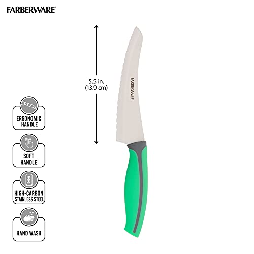 Farberware 5275838 Soft Grip Serrated Utility Knife thumb #2