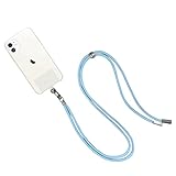 [Parche Transparente] - Un Parche Transparente muy duradero y fácil de usar. No bloqueará el puerto de carga o de audio de su teléfono. Se engancha a la cuerda fácilmente de forma segura con el llavero.