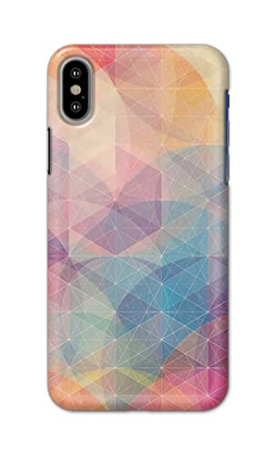 Image of Printed Hard Back Cover Case for Apple iPhone X | iPhone 10 | iPhone Xs | iPhone 10s Back Cover (Crumpled Paper Design) -1803