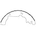 Wagner ThermoQuiet PAB780 Brake Shoe Set, Rear