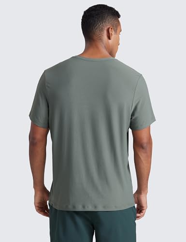 CRZ YOGA Cloudweight Mens Workout Comfy T-Shirts Lightweight Moisture Wicking Athletic Casual Short Sleeve Crew Neck Shirt2