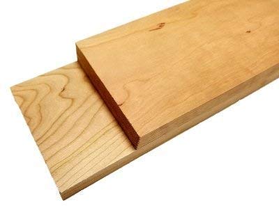 Barrington Hardwoods Cherry Lumber Board - 3/4" x 6" (2 Pcs) (3/4" x 6" x 12")