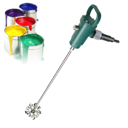 Mezclador de pintura de mano, herramienta agitadora neumática para líquido viscoso, máquina de agitación de pintura, dispositivo de mezcla de aire para revestimiento y tinta, solución de mezcla