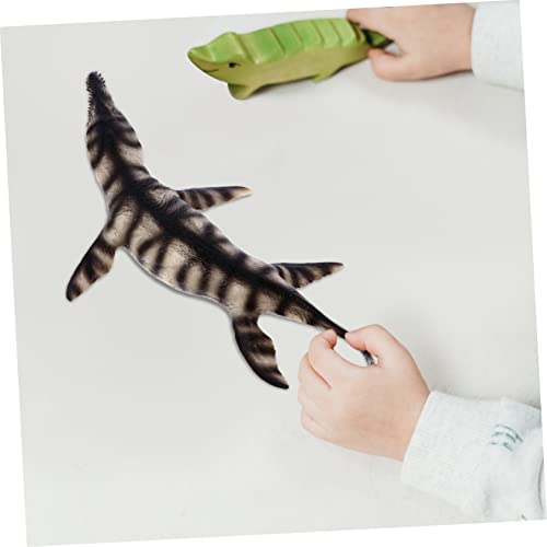 Modèle dinosaure de simulation Toddmomy en plastique solide rayé - 7