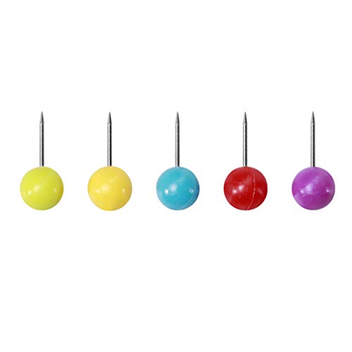Alfinetes de Plástico Coloridos para Pinos de Plástico Coloridos da Healifty 100 pçs para Marcação d