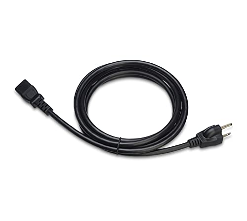image for Amazon Basics PC Power Cord, 10 feet, 5-Pack, AC Power Cord for Monito