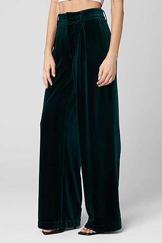 [BLANKNYC] Womens Women's Pleated Velvet Trouser2