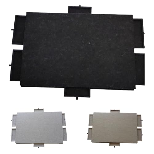 Sandqvipaジグソーパズル収納ボード、折りたたみ引き出し付き滑り止めジグソーパズルラック、蓋付きポータブル、6つの引き出し付き (1000ピース [77*53.6*4.2cm],ブラック)