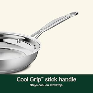 Cuisinart 722 20 8 Inch Chefs Classic Stainless Cookware Collection 8 Open Skillet