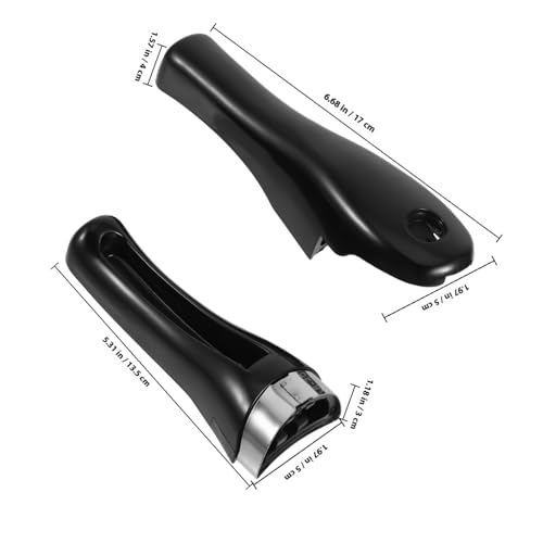 Repuesto Universal de Mango de Baquelita para Ollas a Presión de 18-22cm, Mangos Largos Antiescaldad Completos con Tornillos para Utensilios de Cocina y Accesorios de Ollas a Presión miniatura 2
