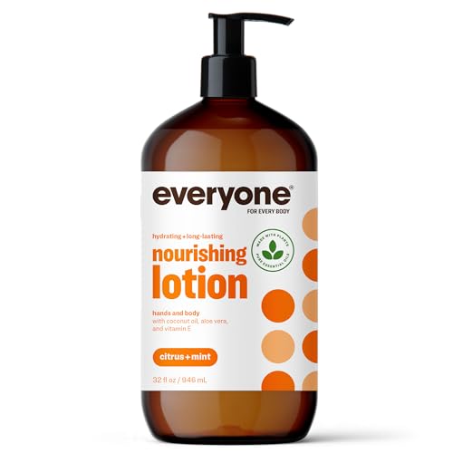 Everyone 2-in-1 Lotion for Hands/Body 32 ounce (Pack of 1) Citrus and Mint made with Essential Oils for Men and Women