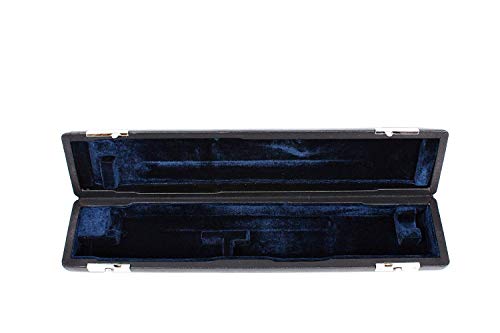 Yinfente Flötenetui mit 16 Löchern, 17 Löchern, für Metallflöten, zum Schutz von Flöten, Lederoberfläche, stark leicht (16 Löcher)