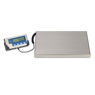 Báscula portátil para envíos LCD 400 lb 15x12 blanca miniatura 2