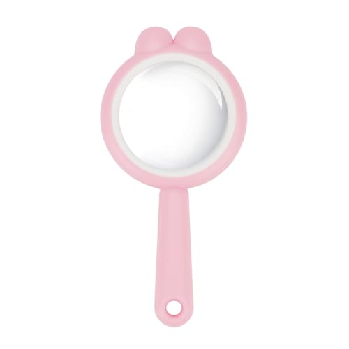 Rongon Kids Magnifying Glass 4X Handheld Reading Magnifiers Child Magnifying Lens Learning Tool for Explorations Reading Science Experiments Hobbies