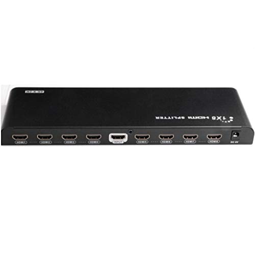 Lenkeng Splitter 1x8 HDMI soporta Full HD, 3D, vídeo 4Kx2K HDCP LKV318EDID