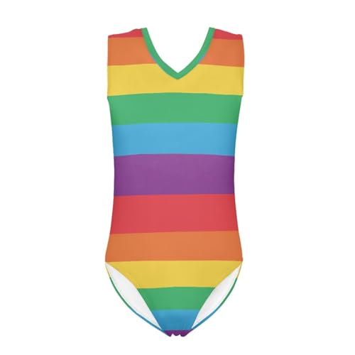 Image of Cartoon Pattern Kids Girls Bathing Suits One Piece Swimsuit Soft & Quick Dry, 5-14Years